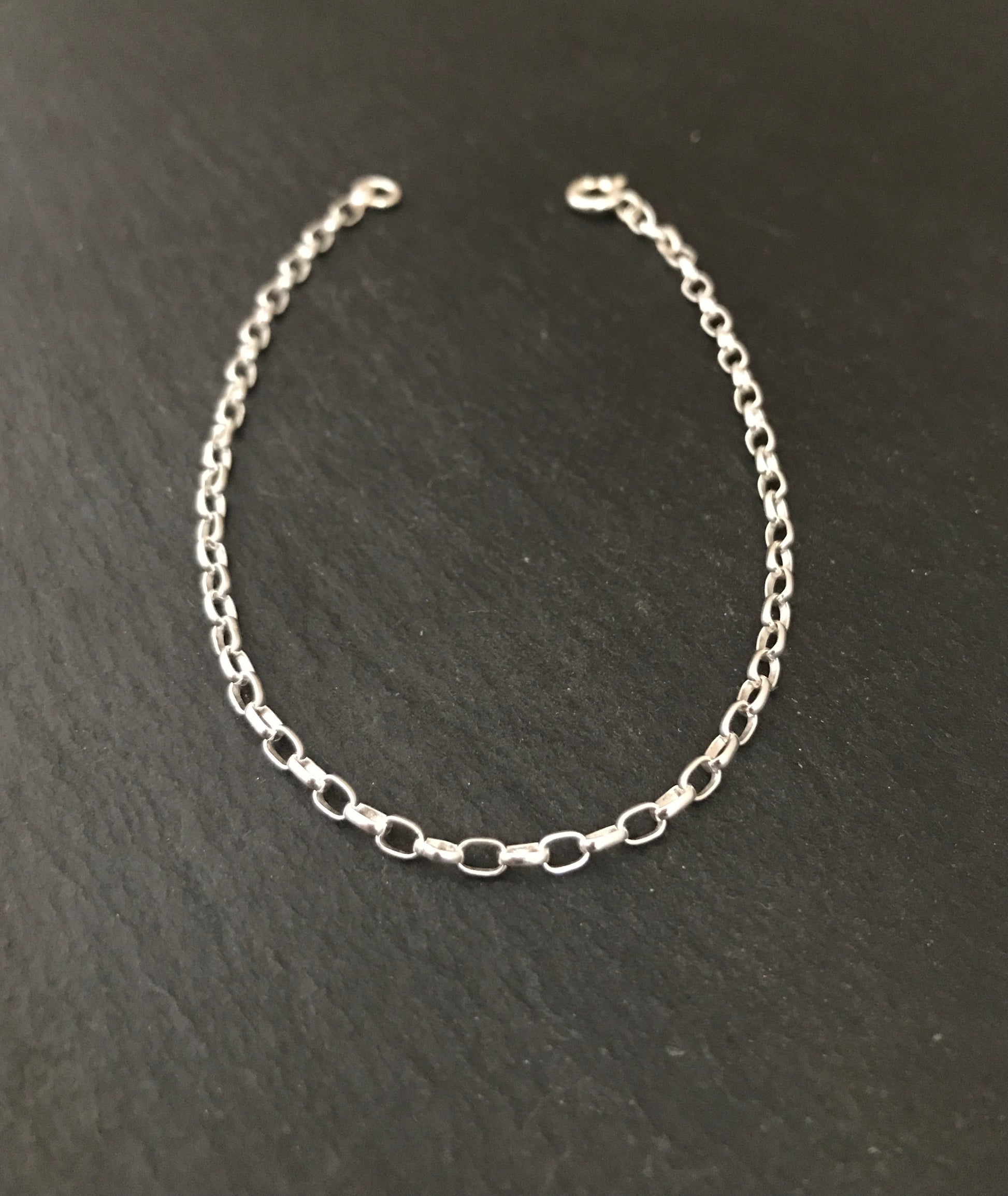 Sterling Silver Belcher Chain Bracelet image 1