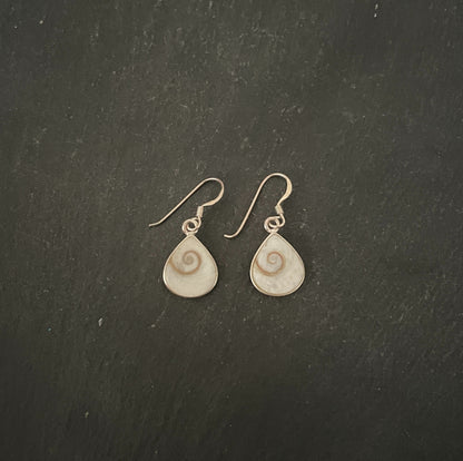 Shiva Shell Teardrop Earrings image 0
