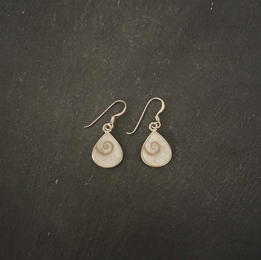 Shiva Shell Teardrop Earrings image 0