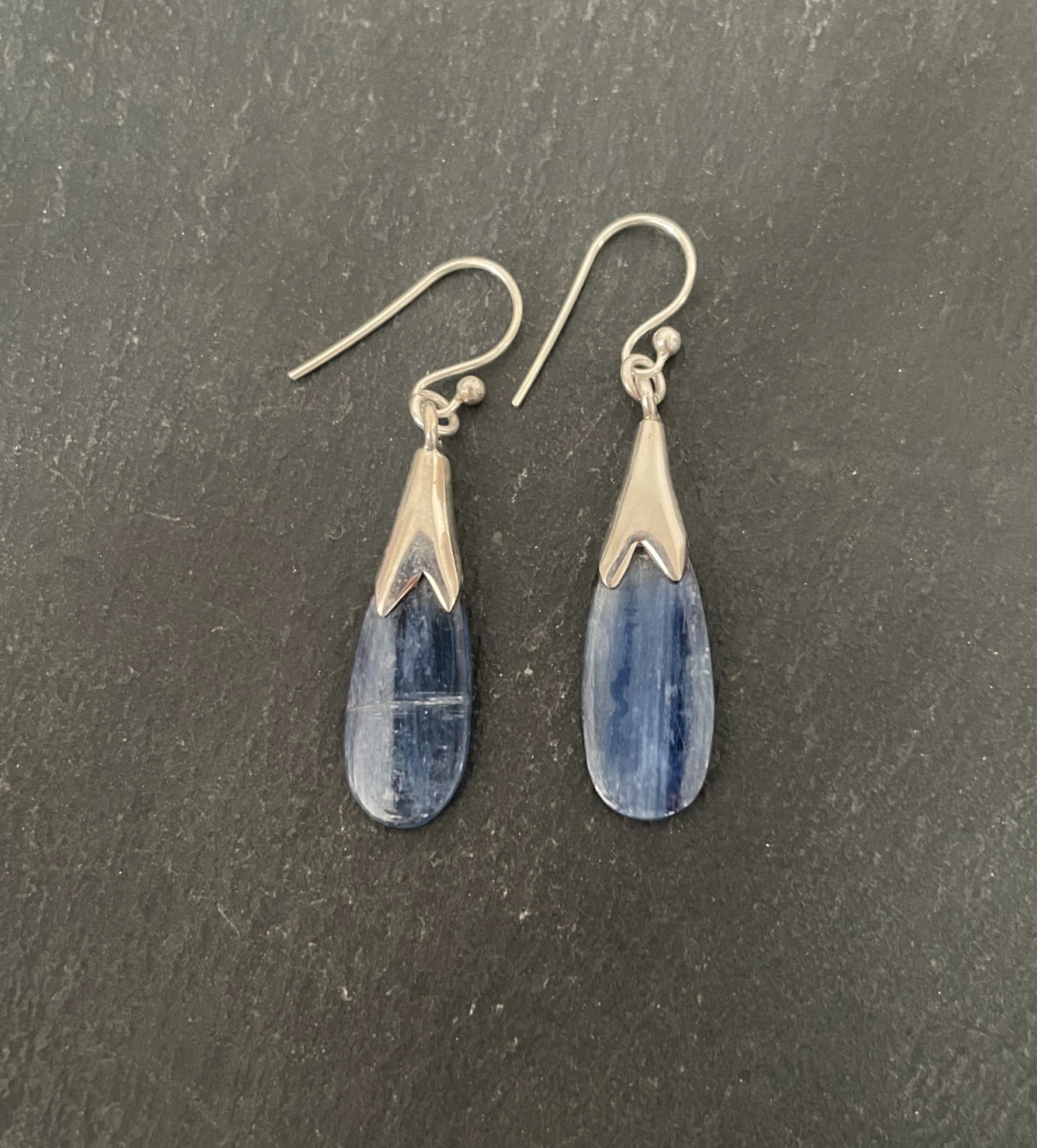 Kyanite and Silver Earrings image 0
