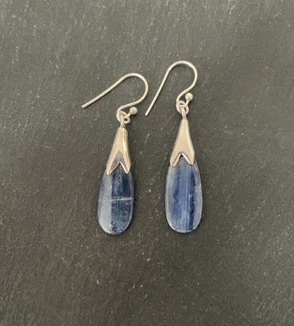 Kyanite and Silver Earrings image 0