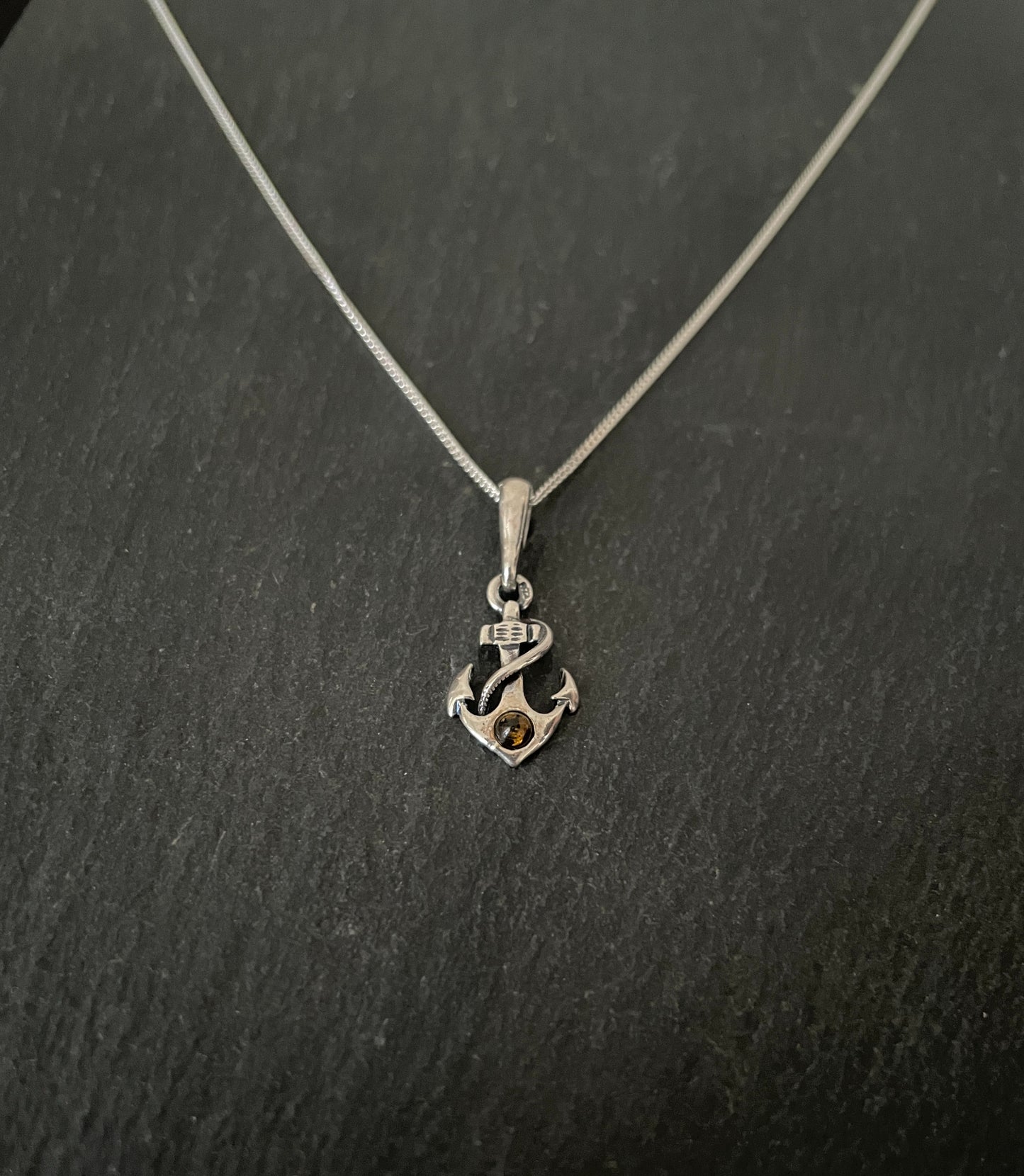 Amber Anchor Pendant image 0