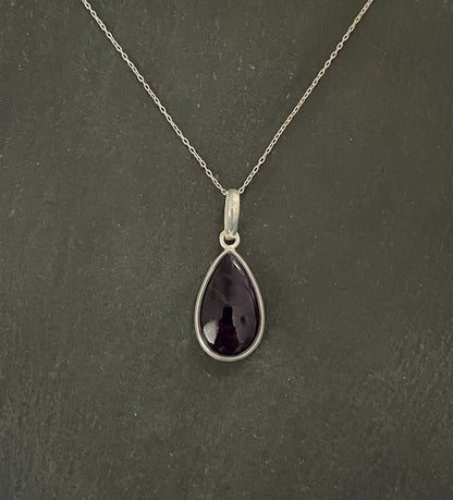 Amethyst Teardrop Pendant image 0