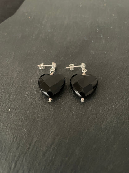 Black Onyx Earrings image 1