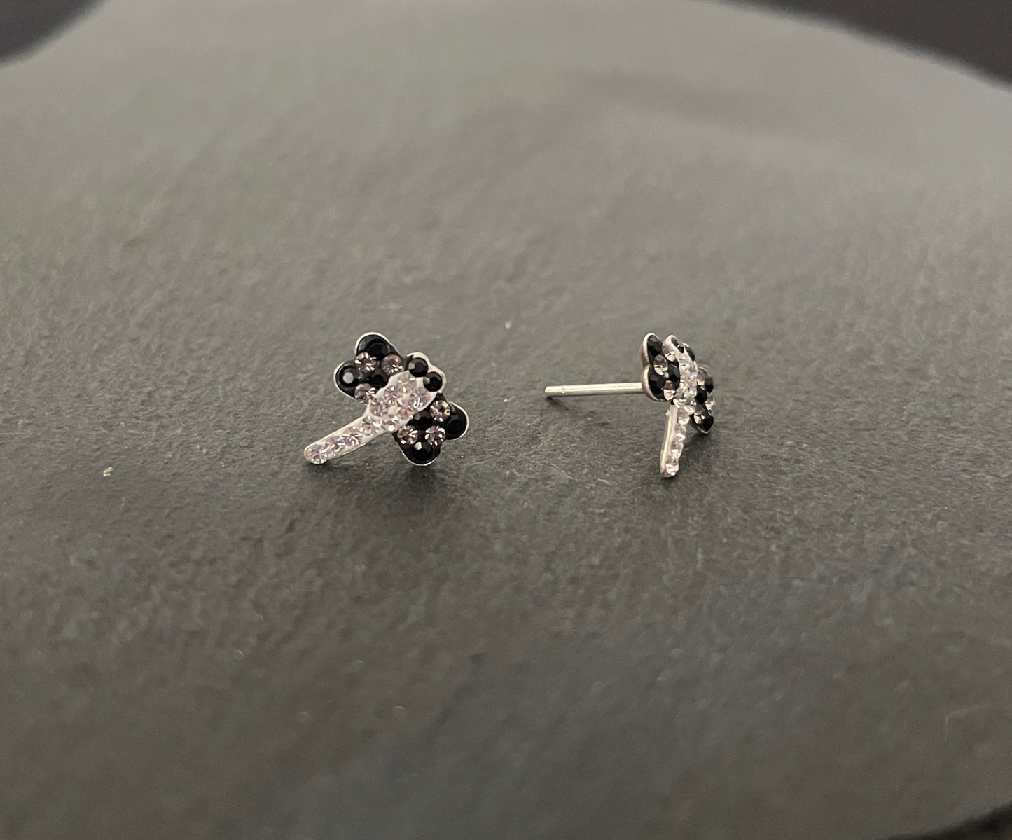 Cubic Zirconia Dragonfly Stud Earrings image 7