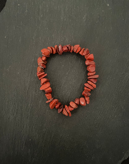 Red Jasper Chip Bracelet image 1