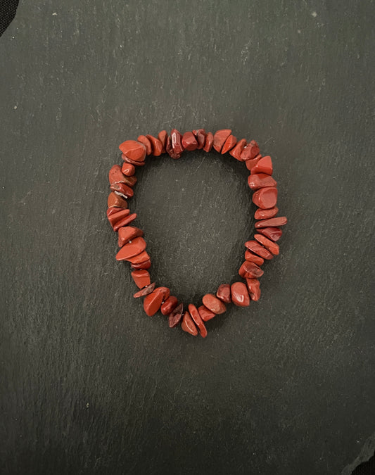 Red Jasper Chip Bracelet image 1