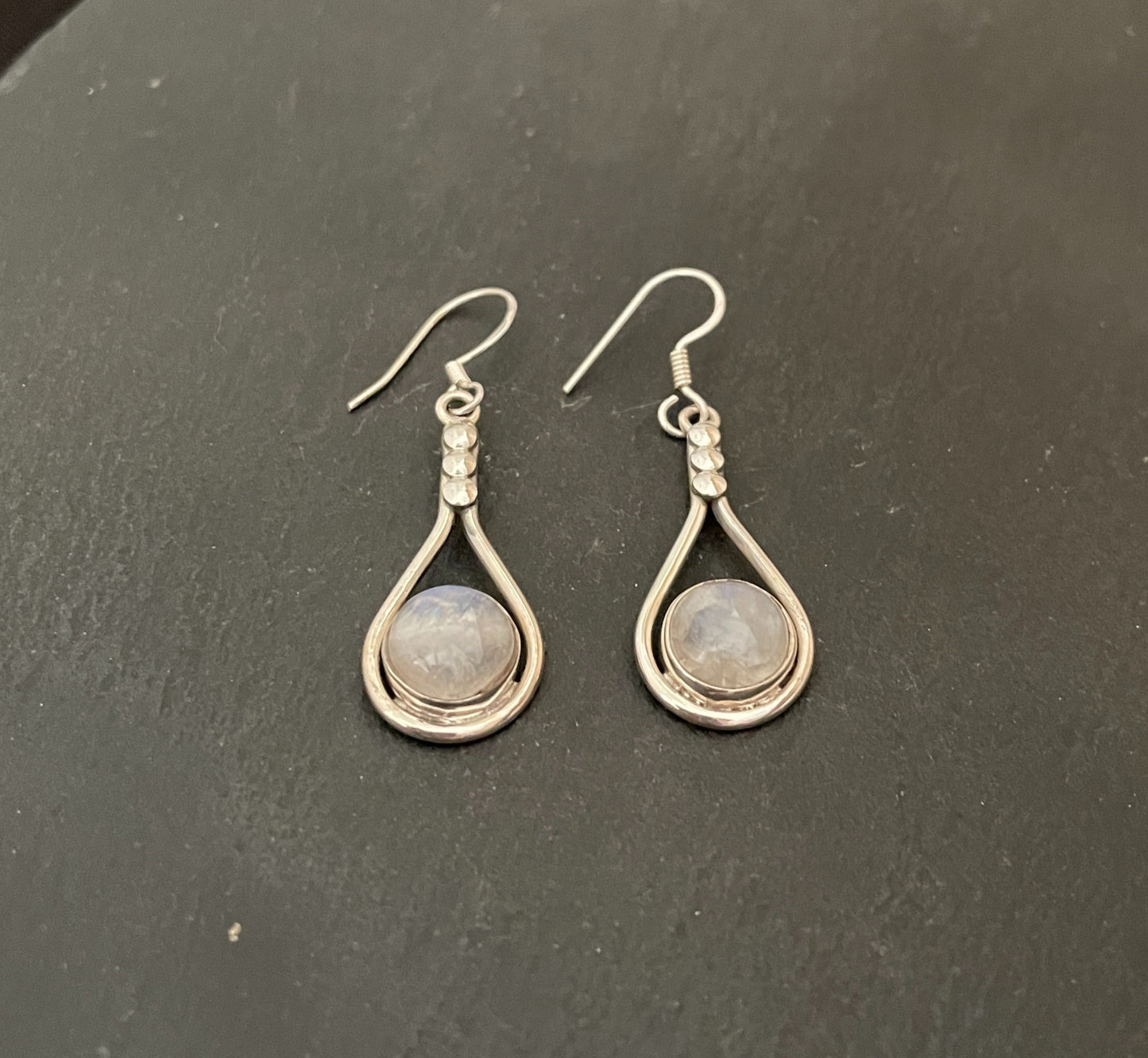 Moonstone Teardrop Earrings image 1