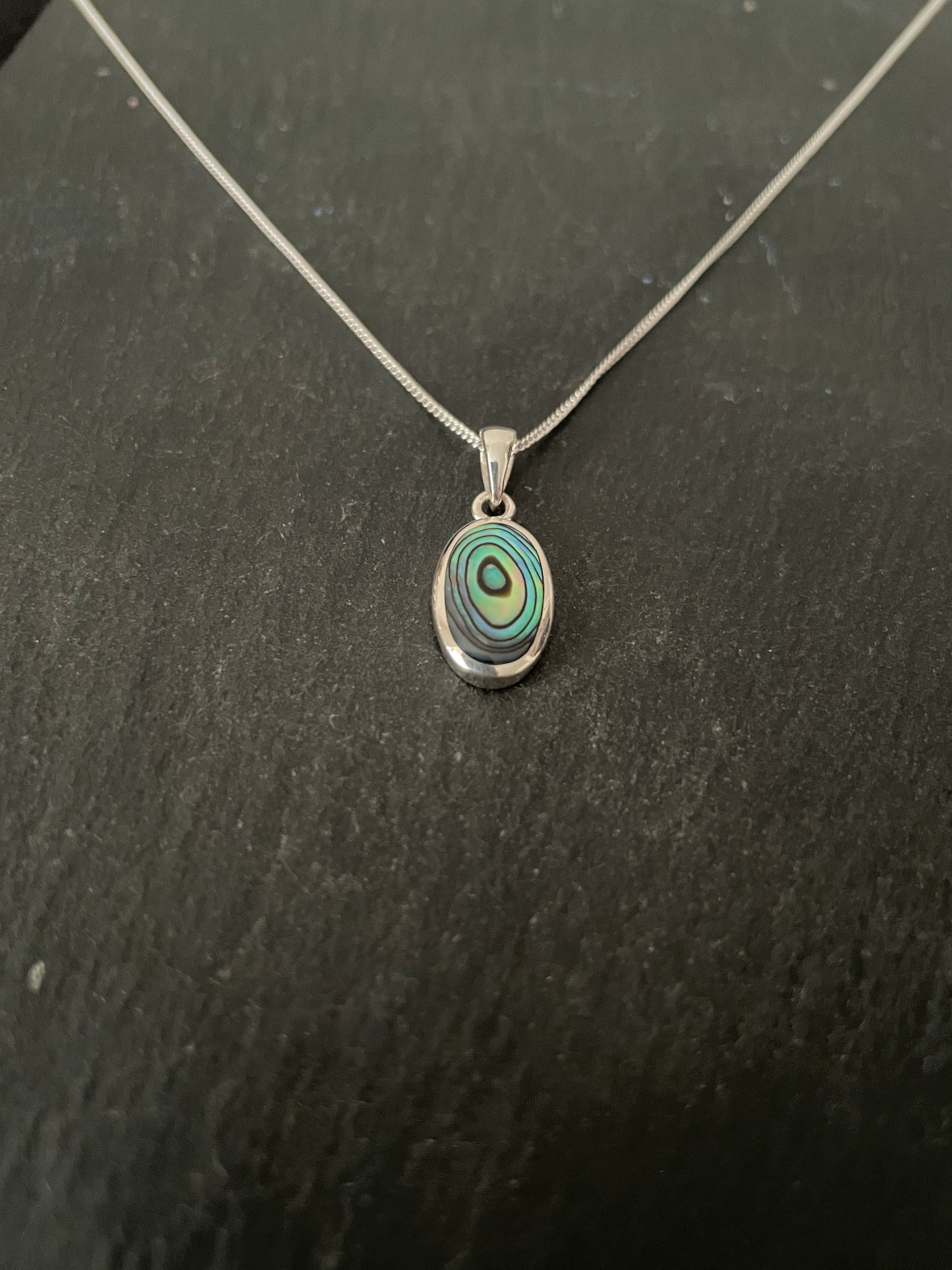 Paua Shell Oval Pendant image 1