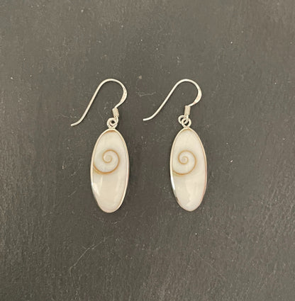 Shiva Shell Oval Earrings image 0