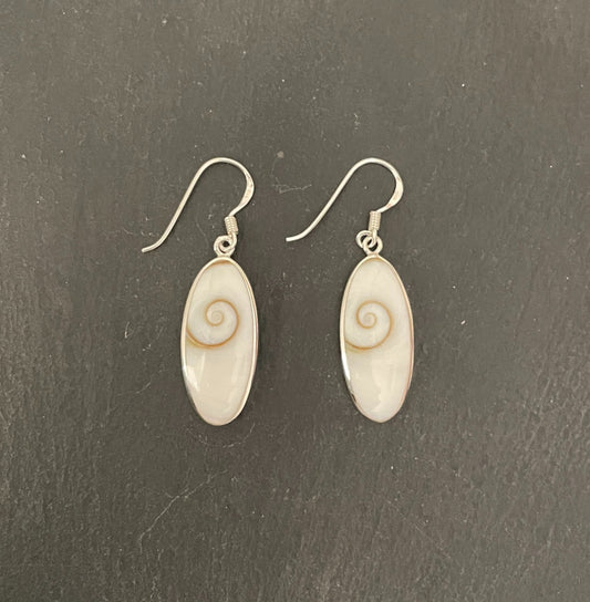 Shiva Shell Oval Earrings image 0