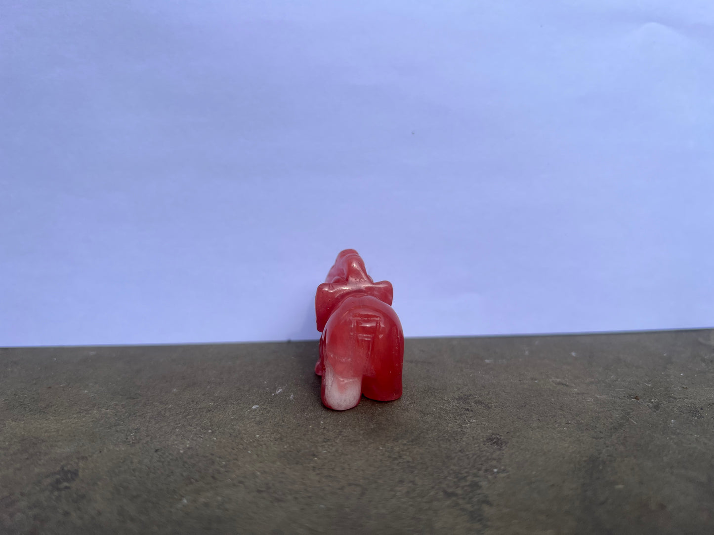 Cherry Quartz Elephant image 2