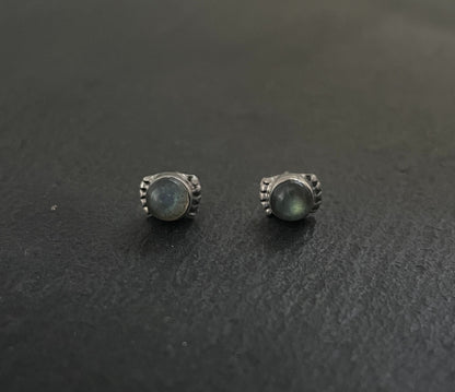 Labradorite Stud Earrings image 0