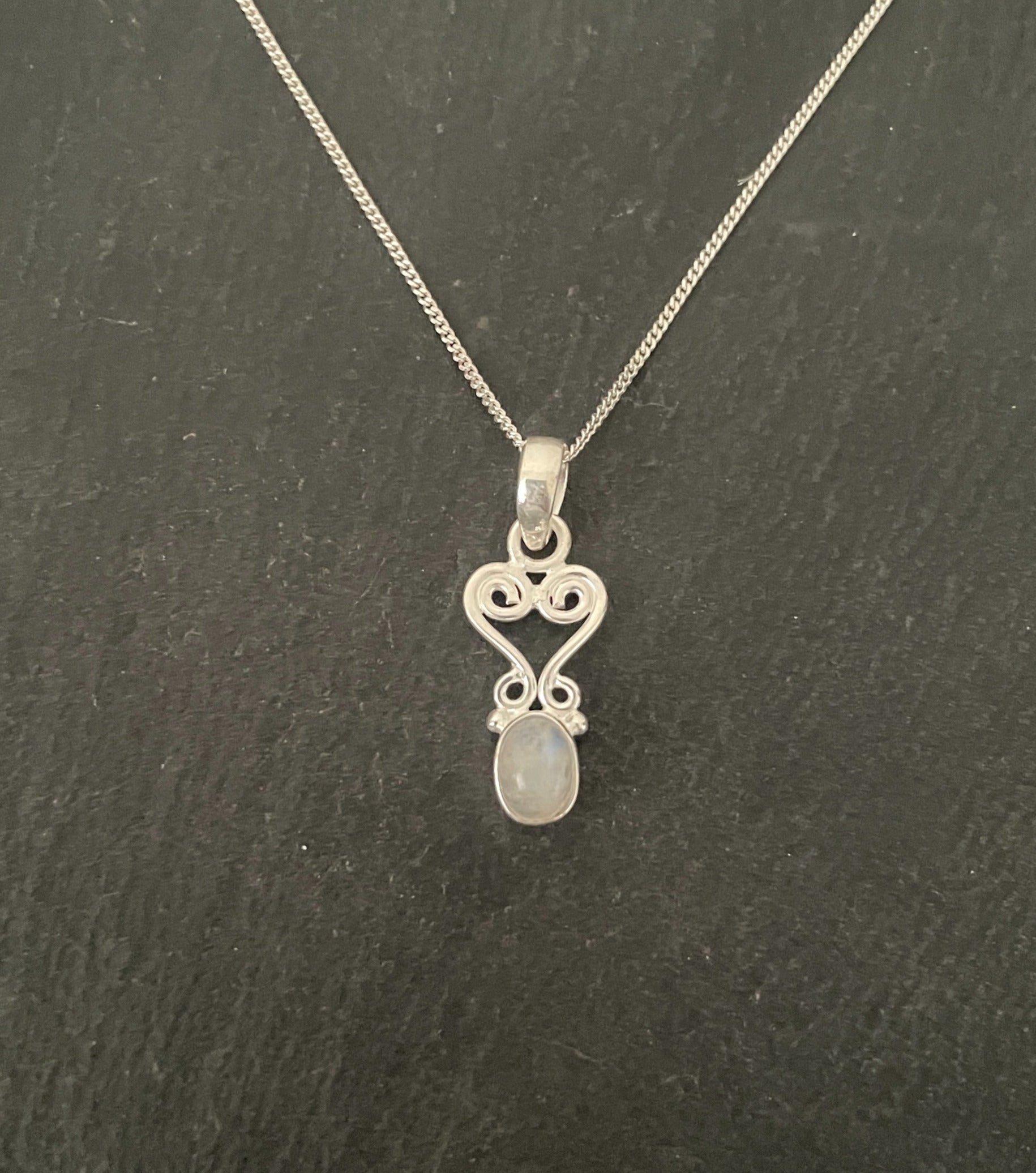 Moonstone and Silver Pendant image 0