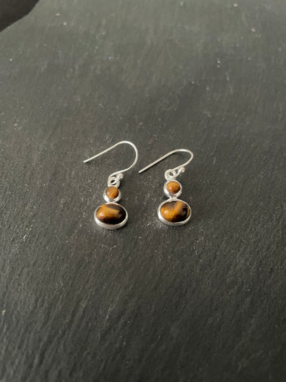 Tiger's Eye Earrings image 1