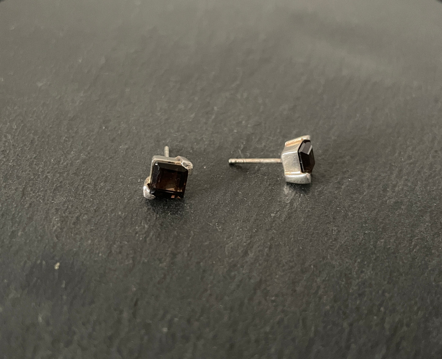Smokey Quartz Kite Studs image 1