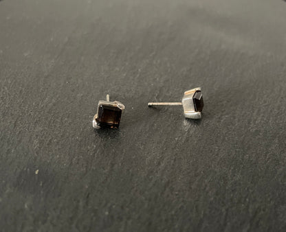Smokey Quartz Kite Studs image 1