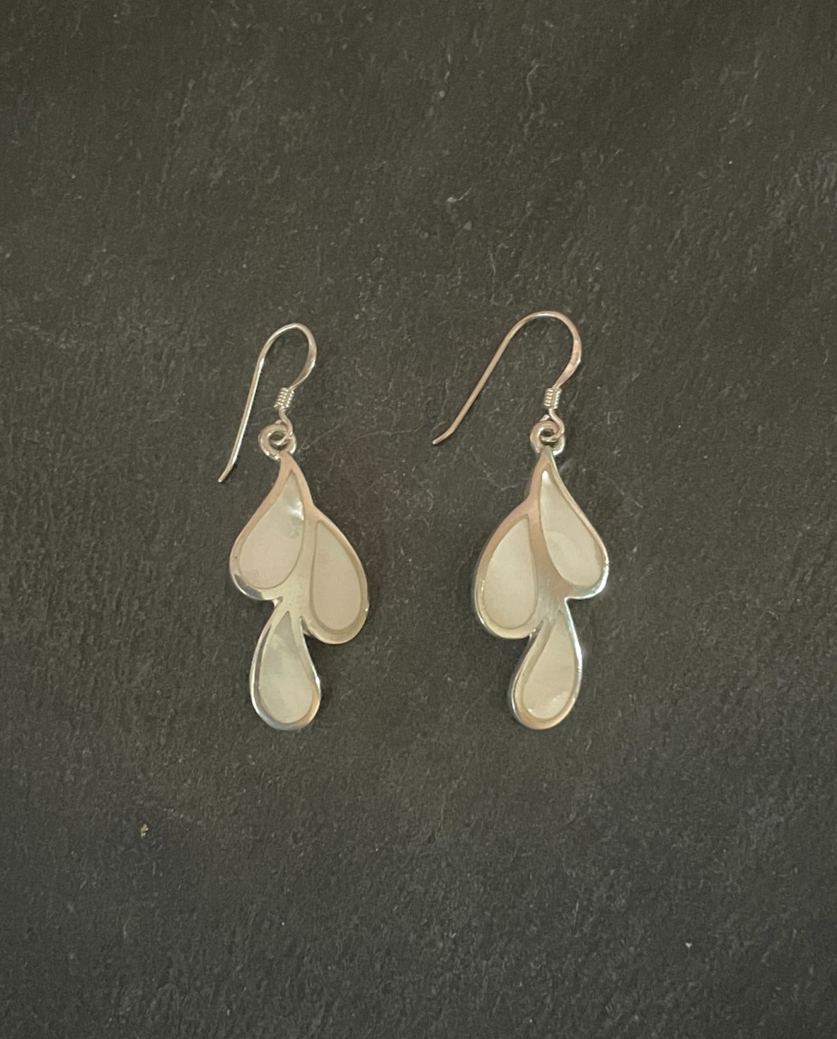 Teardrop Mother Of Pearl Earrings image 0
