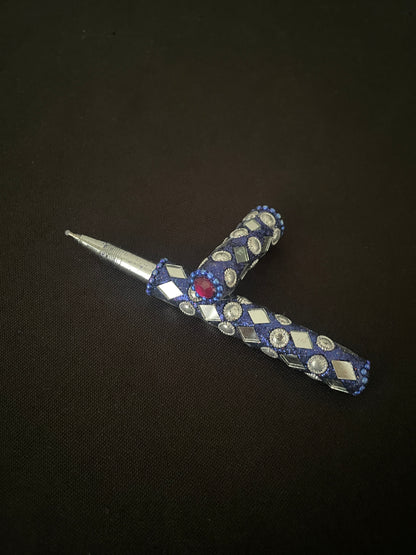 Dark Blue Glitter Pen image 1