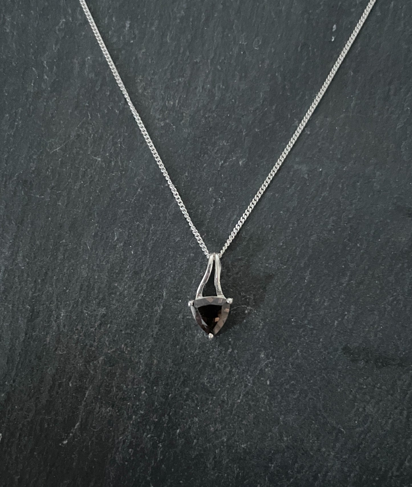 Smokey Quartz and Silver Pendant image 0