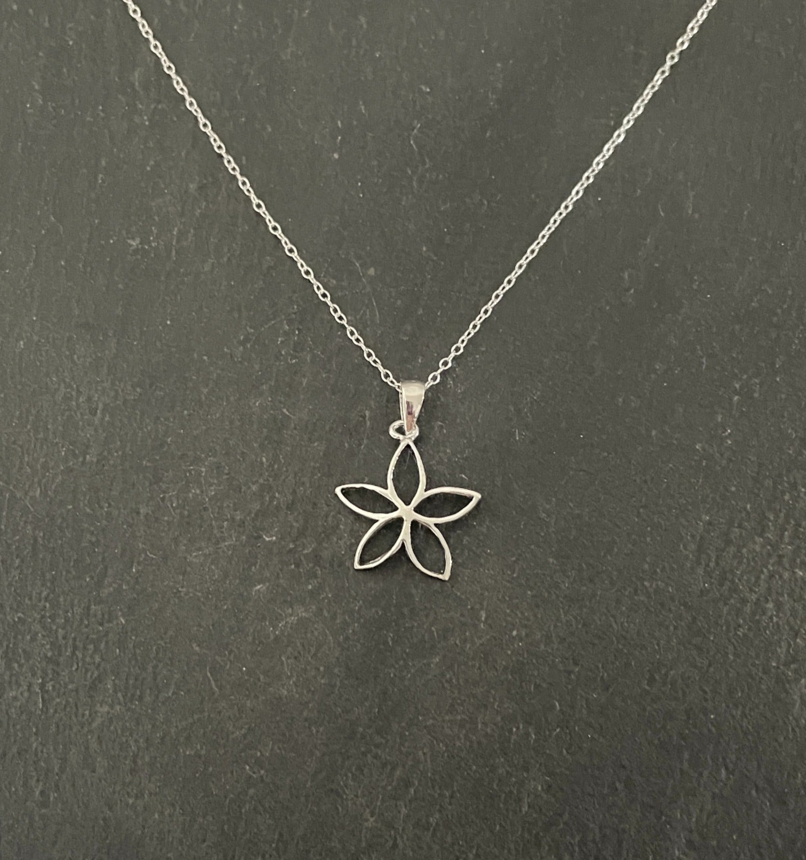 Silver Flower Pendant image 0