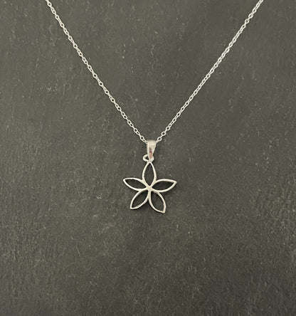 Silver Flower Pendant image 0