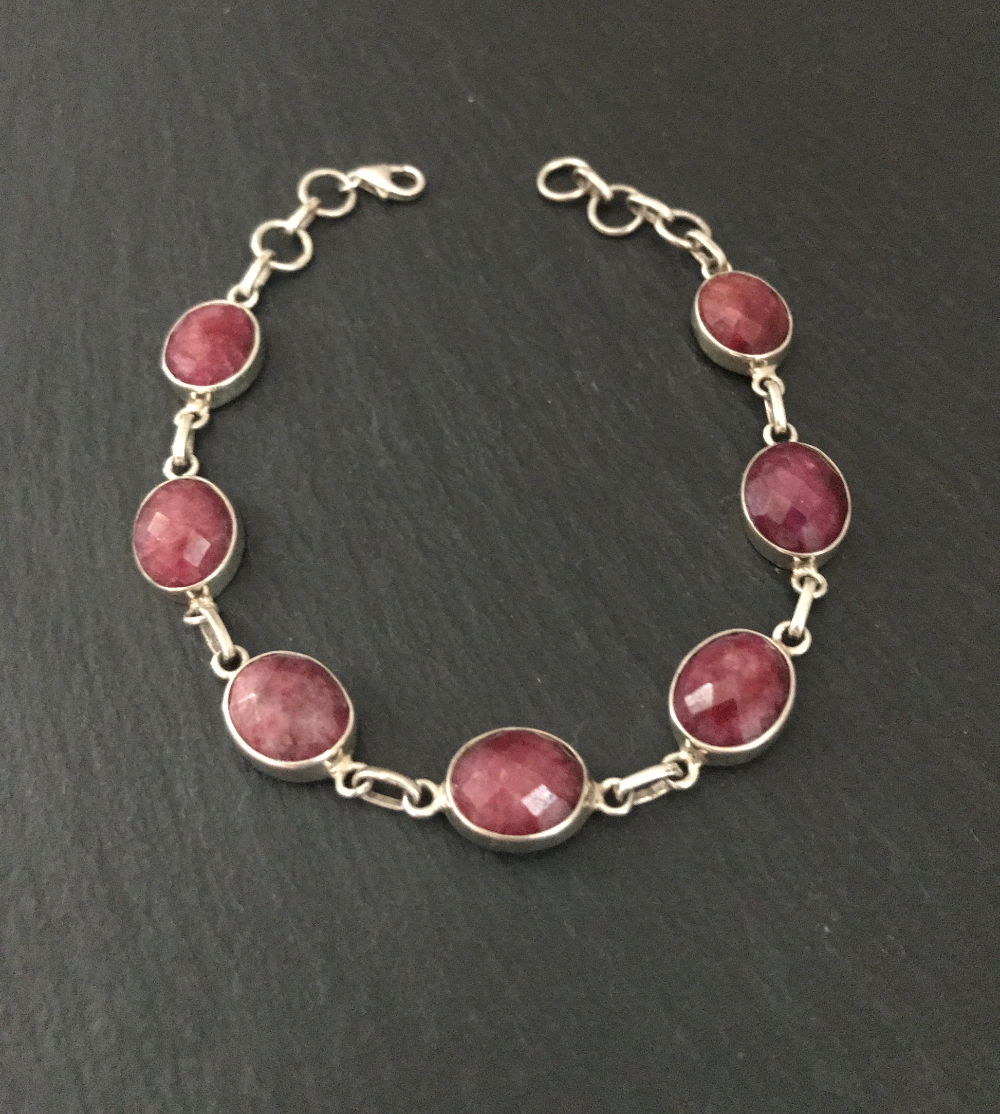 Oval Ruby Bracelet image 1