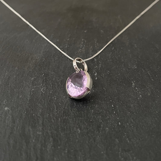 Amethyst Oval Pendant image 1