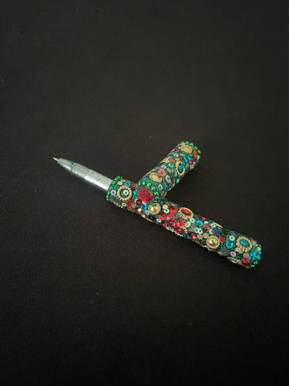 Green Mix Glitter Pen image 1