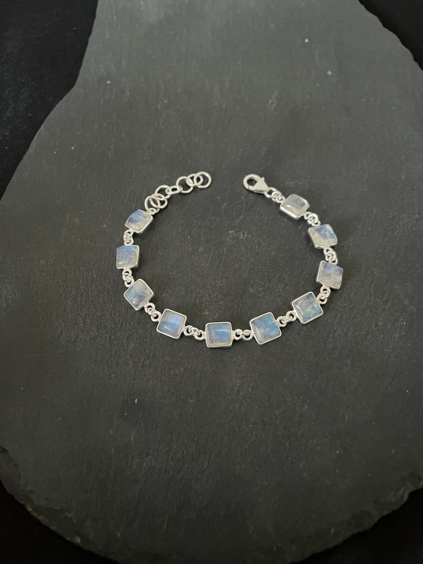 Square Moonstone Bracelet image 1
