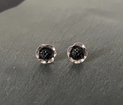 Cubic Zirconia Ball Flower Stud Earrings image 0