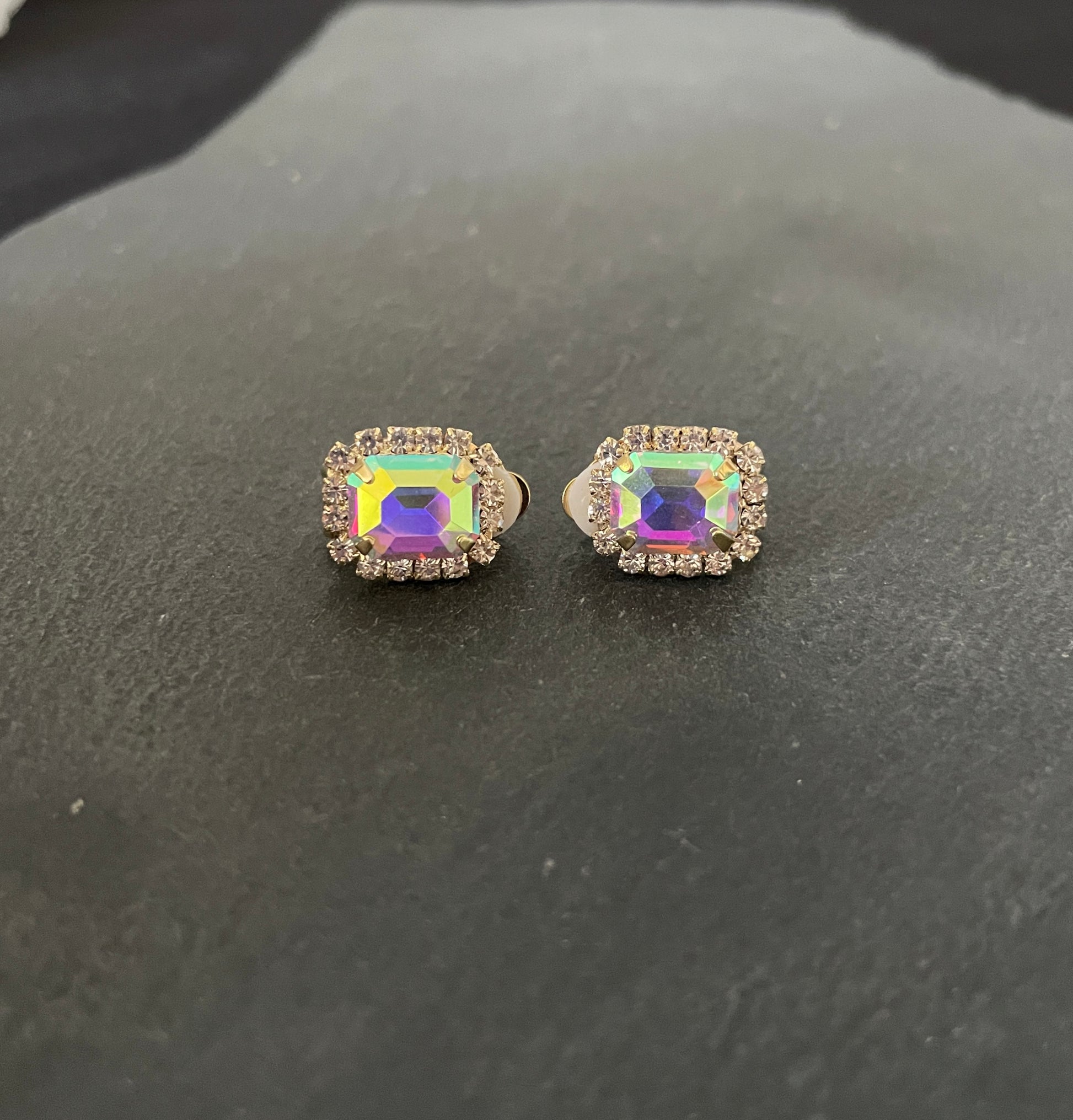 Coloured Bling Clip On Earrings image 0