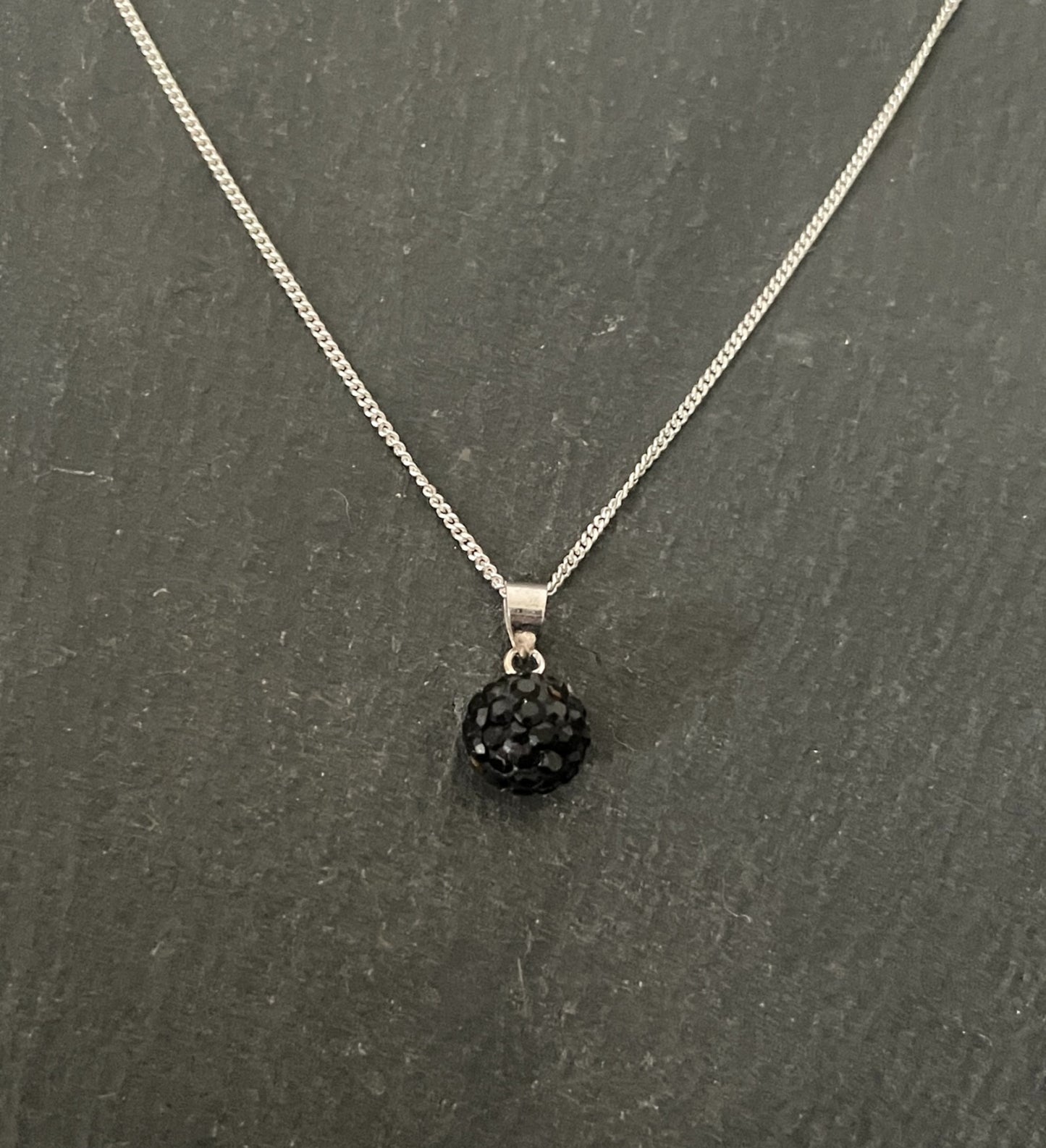 Cubic Zirconia Ball Pendant image 0