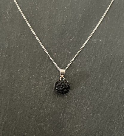 Cubic Zirconia Ball Pendant image 0