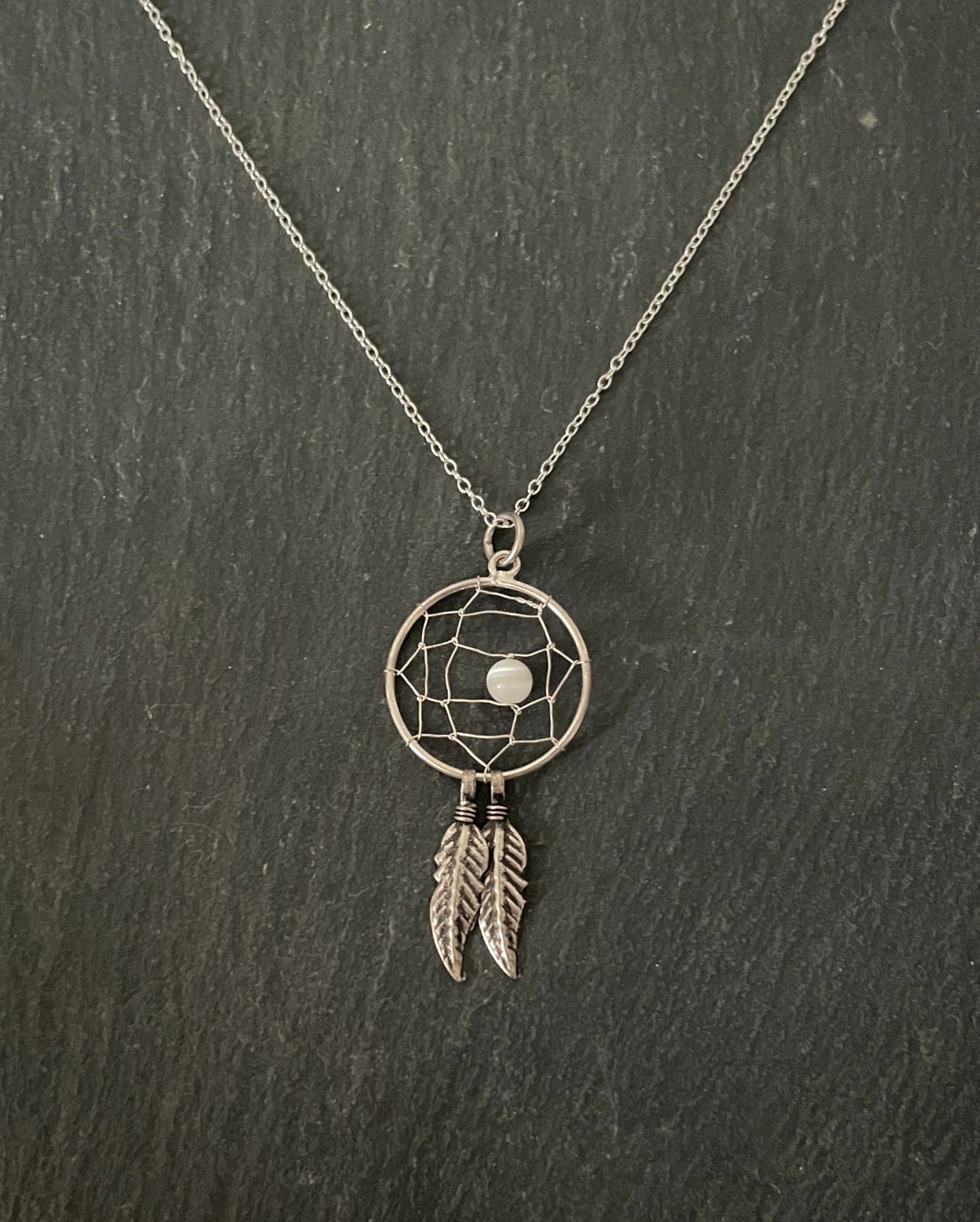 Silver Dream-Catcher Pendant image 0