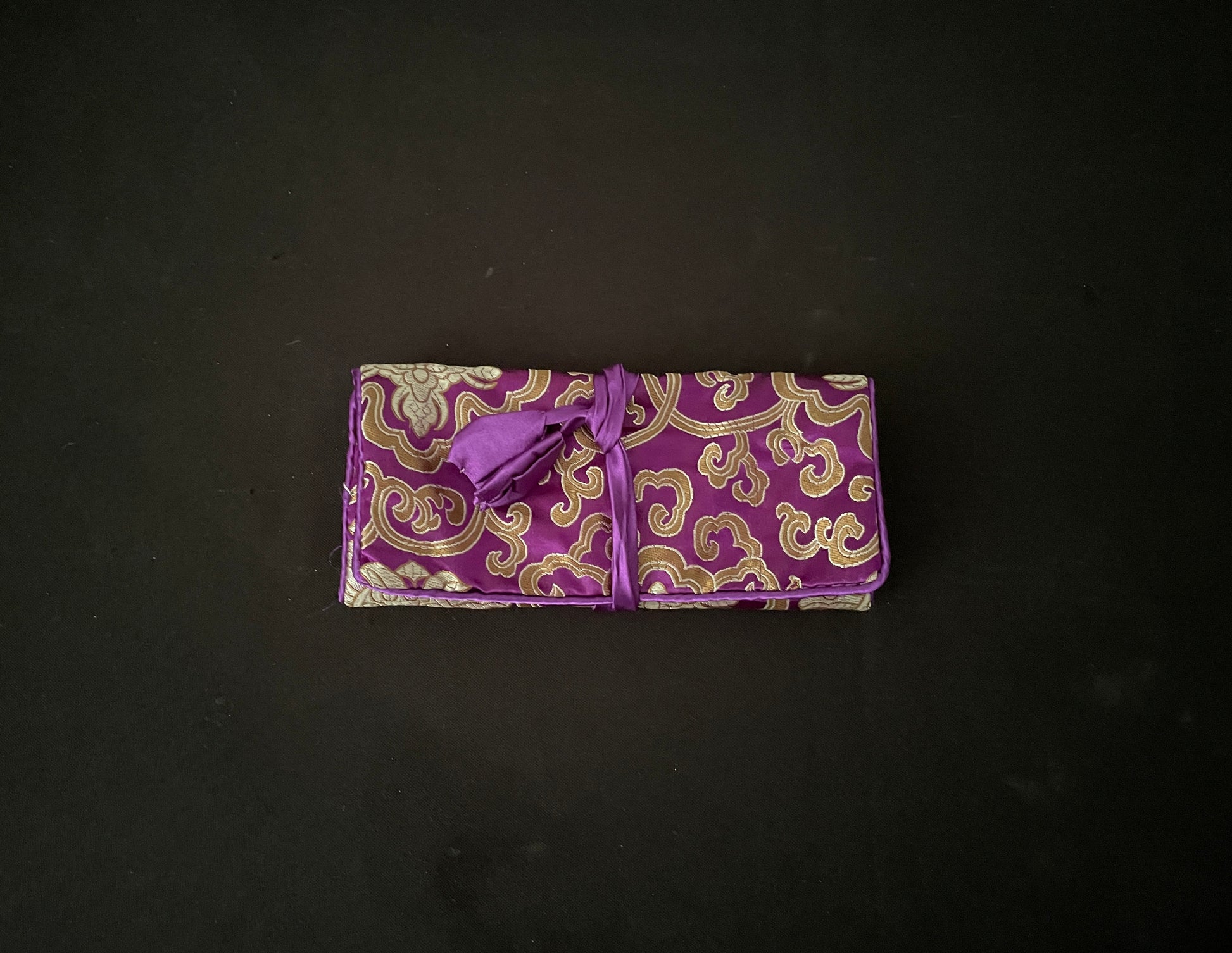 Purple and Gold Jewellery Wrap image 3