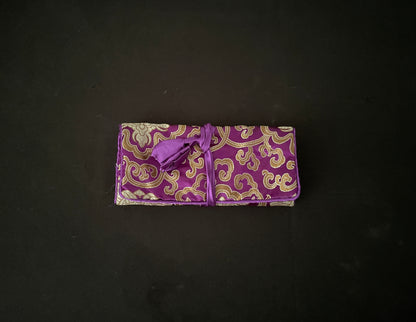 Purple and Gold Jewellery Wrap image 3