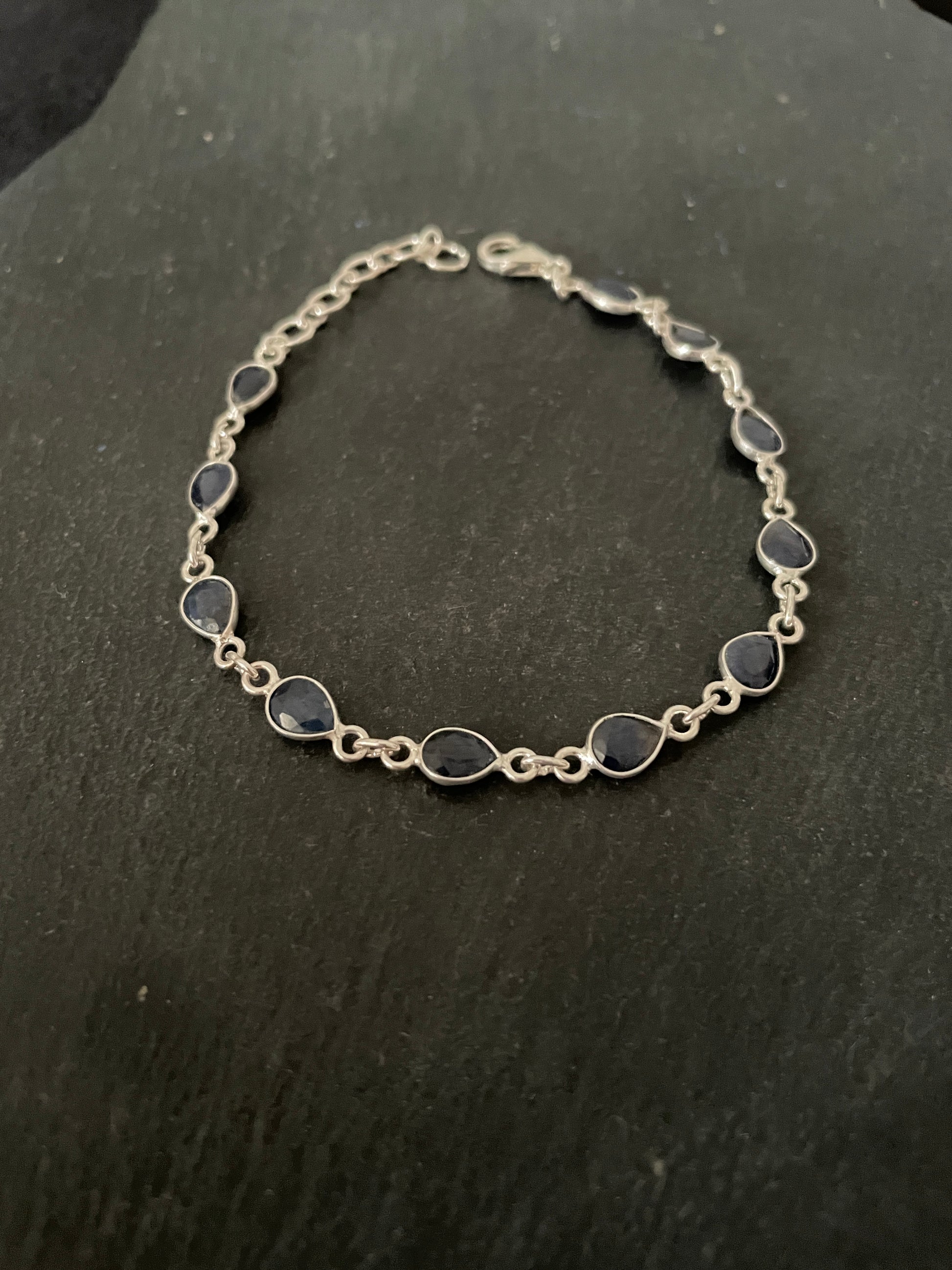 Teardrop Sapphire Bracelet image 0