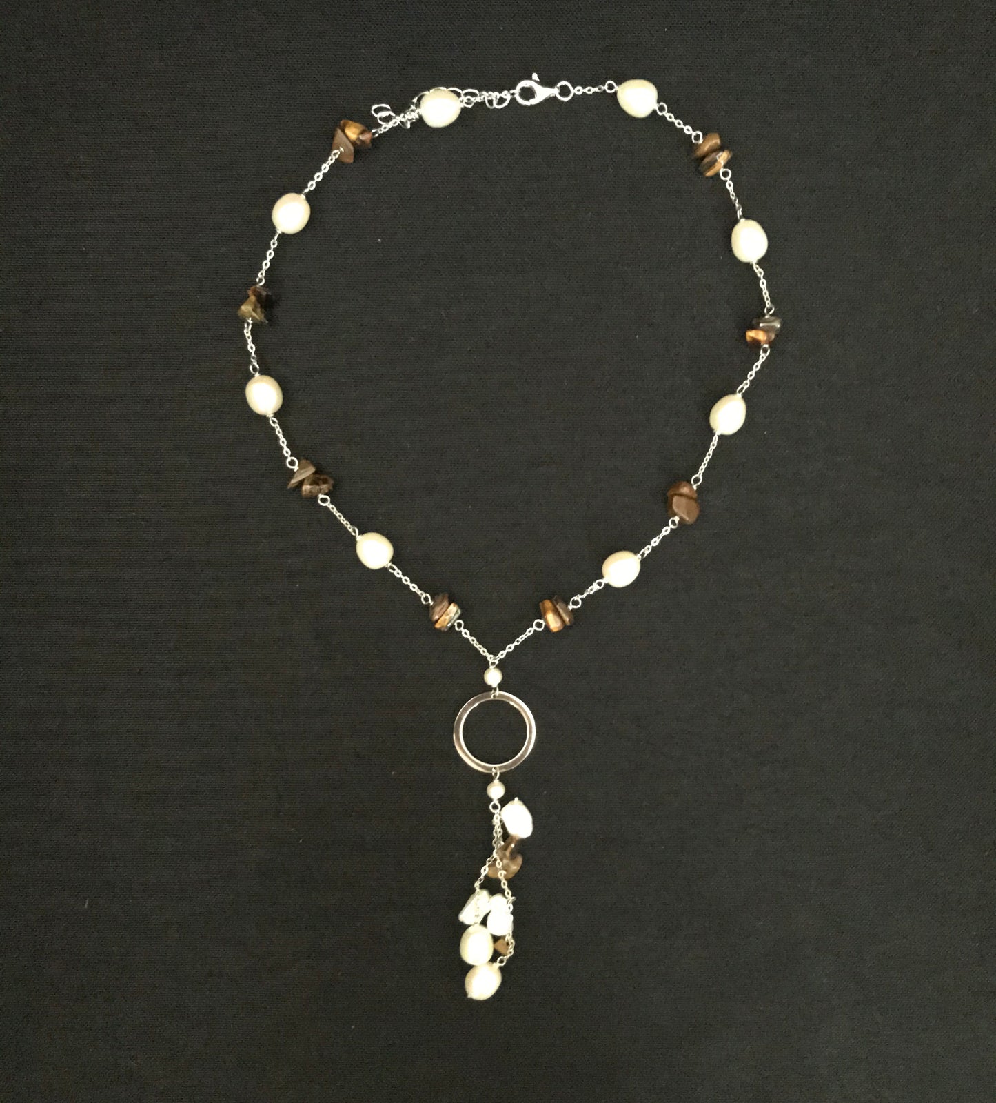 Pearl and Gemstone Necklace image 0