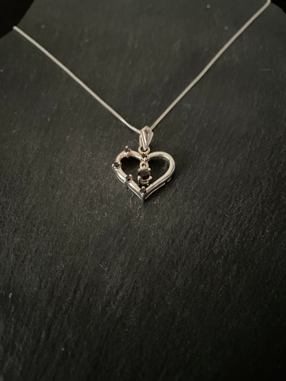 Smokey Quartz Heart Pendant image 1