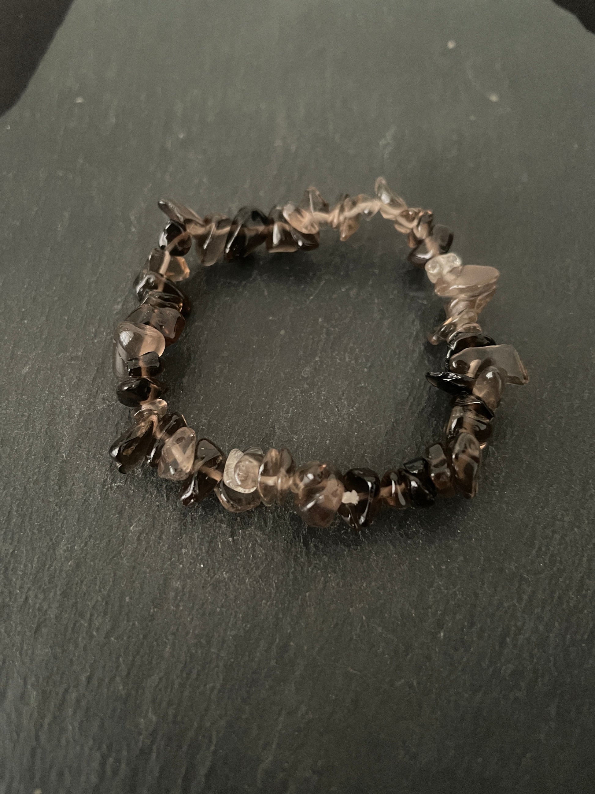 Smokey Quartz Chip Bracelet image 0
