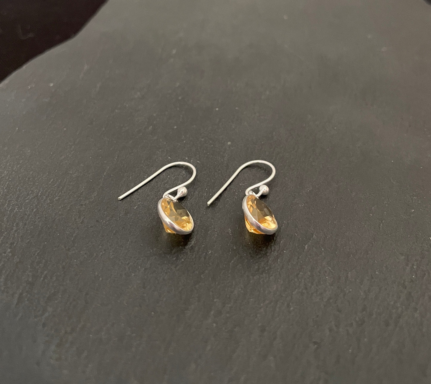 Citrine Oval Earrings image 1