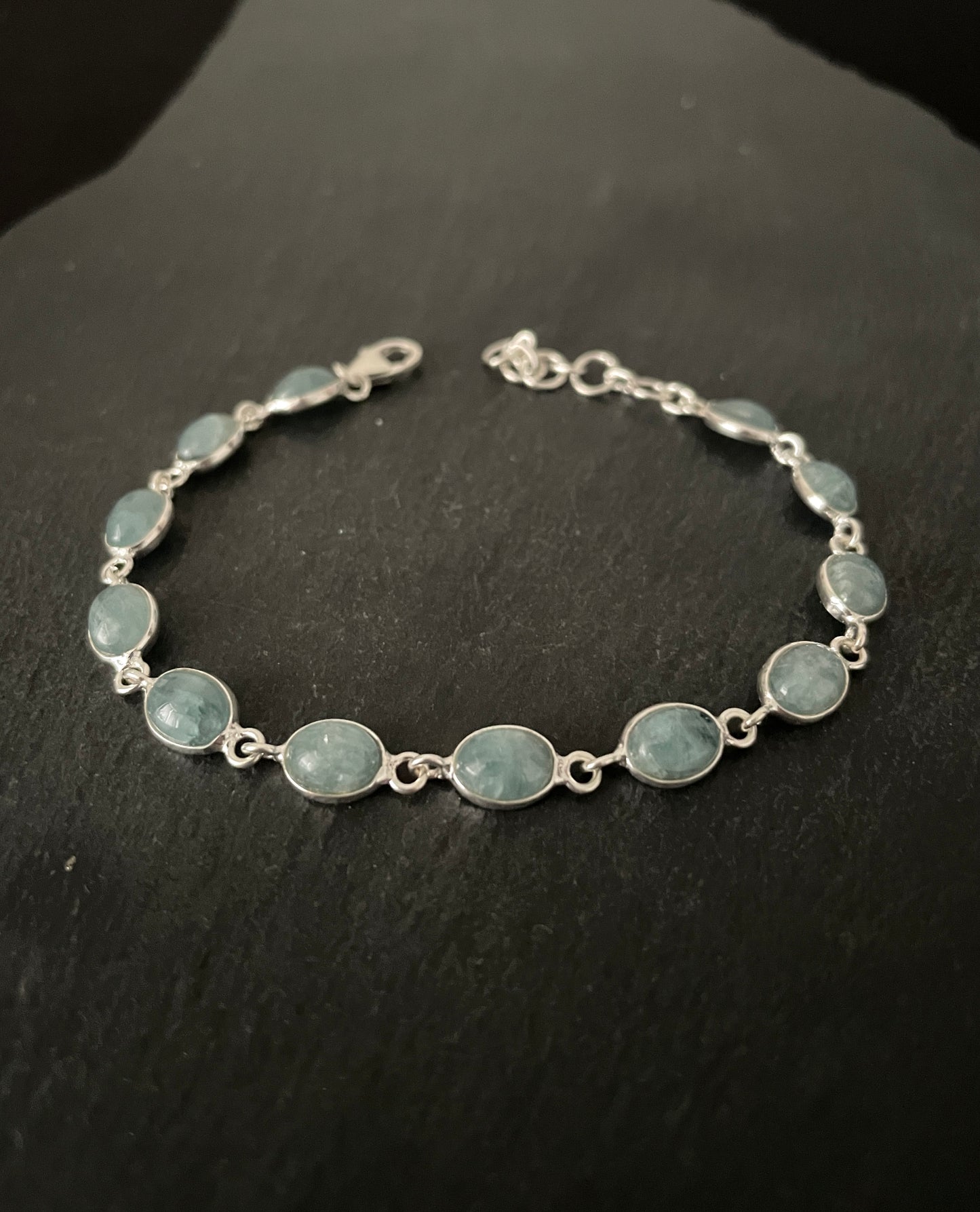 Oval Aquamarine Bracelet image 0