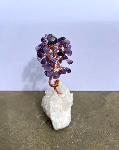 Gemstone Tree on Quartz Base image 5