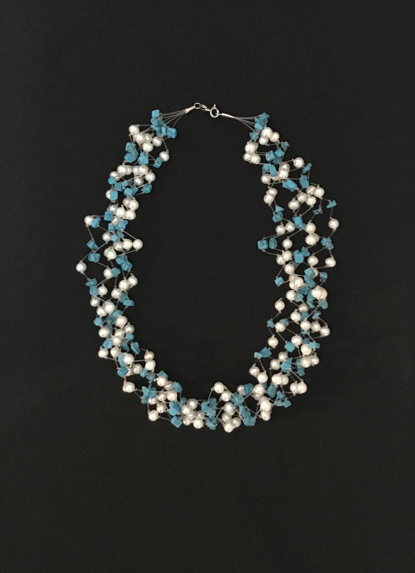Pearl and Gemstone Necklace image 1