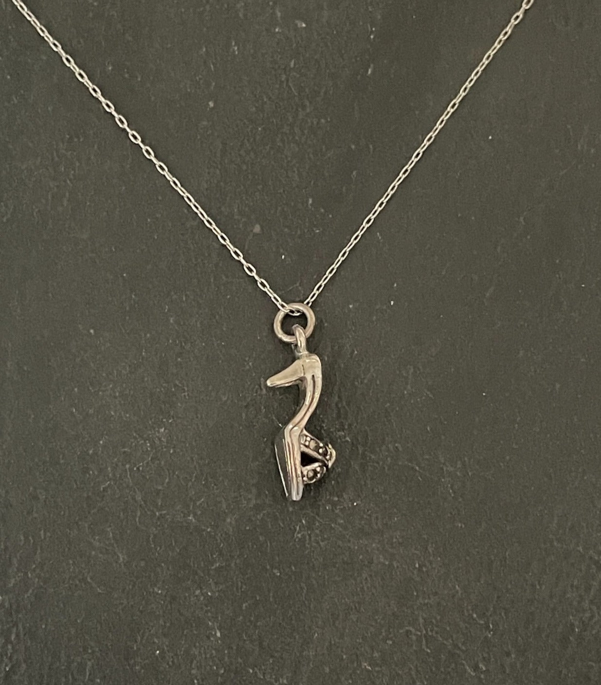 Marcasite Shoe Pendant image 0