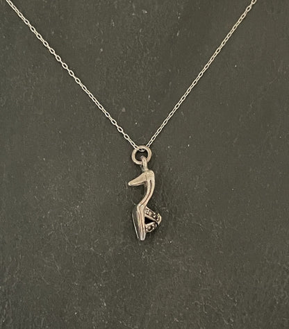 Marcasite Shoe Pendant image 0