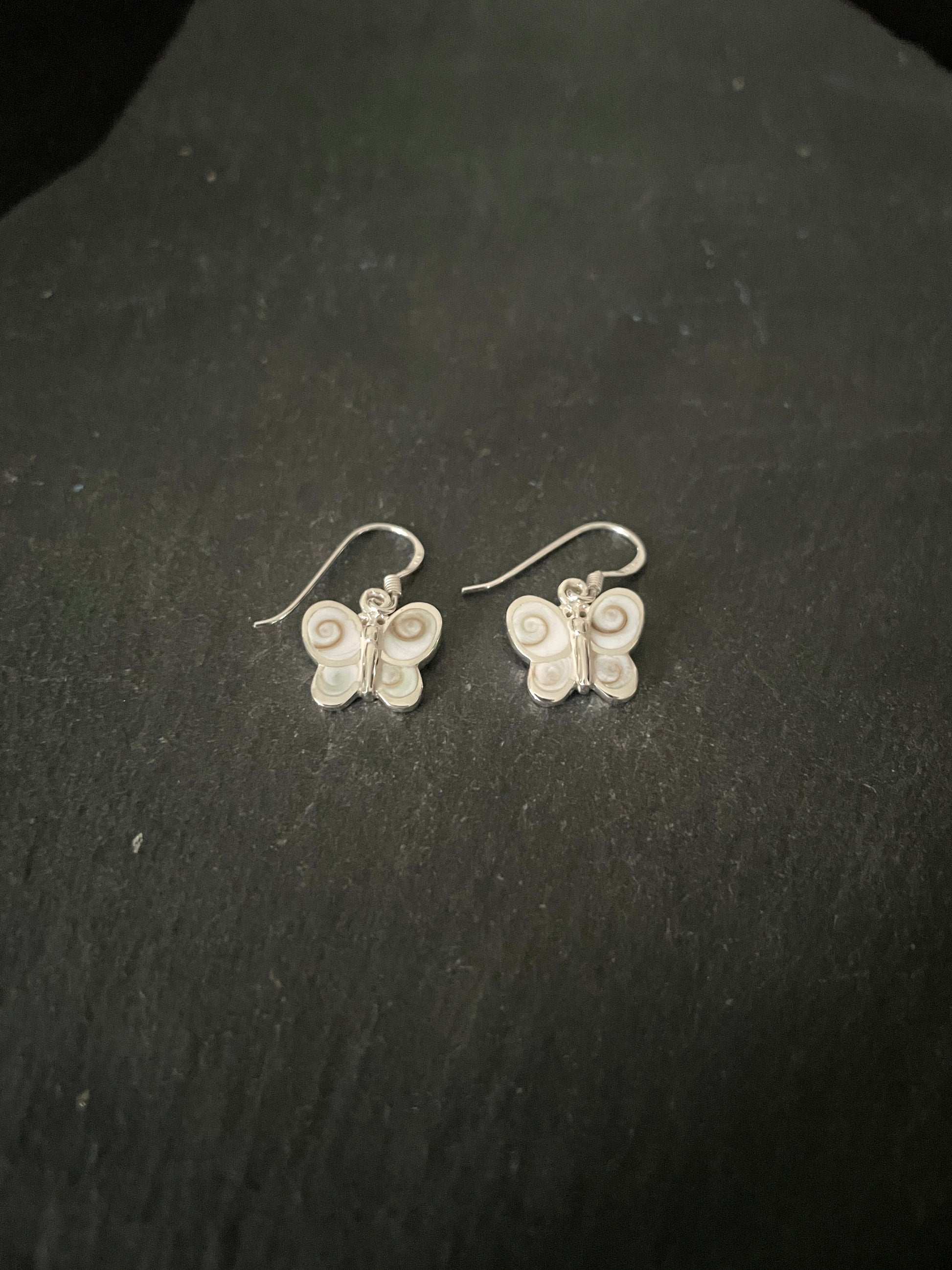 Butterfly Shiva Shell Earrings image 1