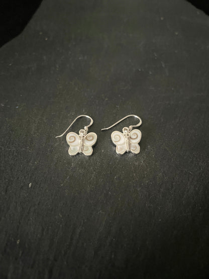 Butterfly Shiva Shell Earrings image 1