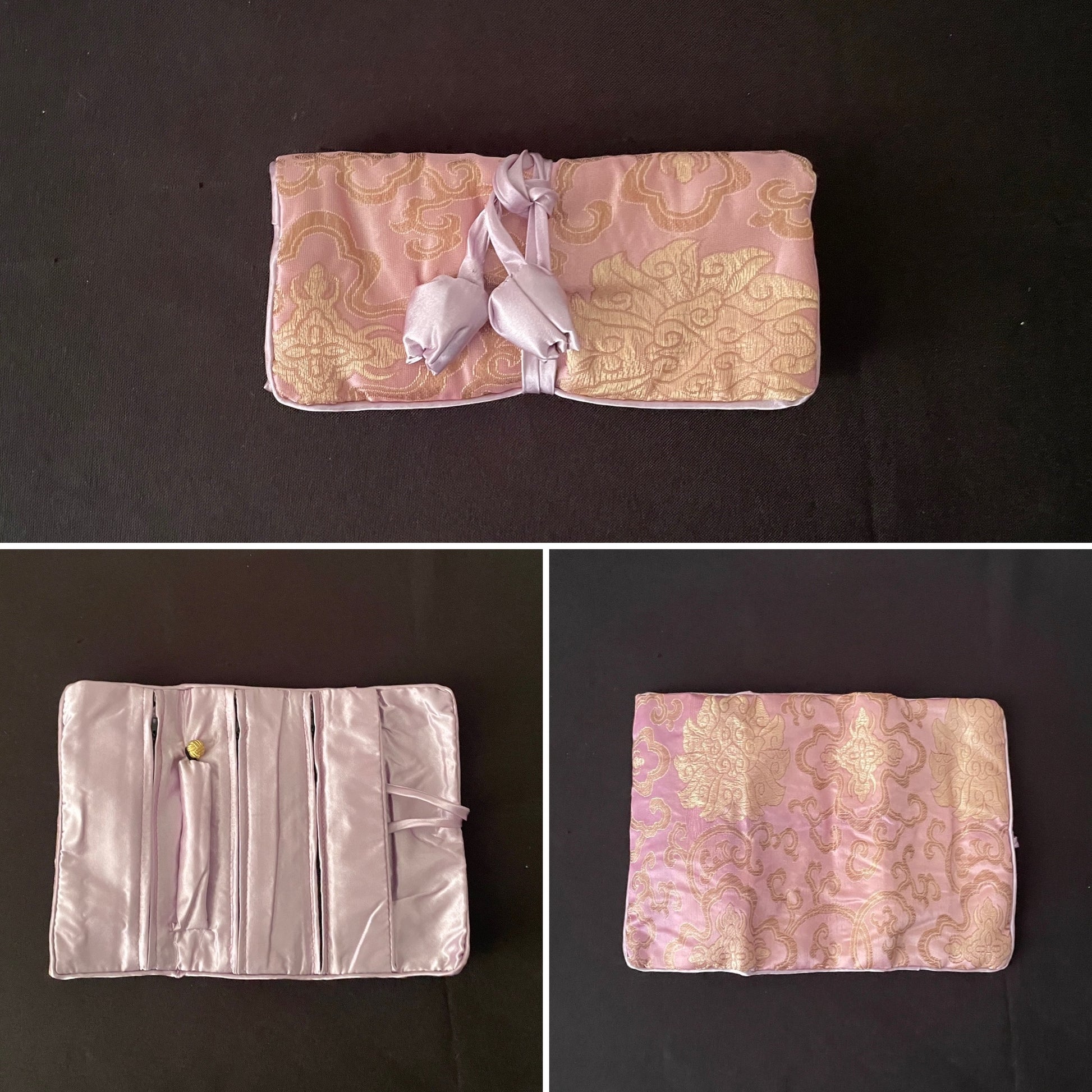 Lilac and Gold Jewellery Wrap image 0